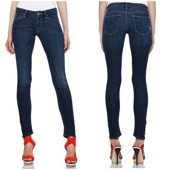 MOTHER The Looker Skinny Jeans  in Flowers From the Storm - Picture 1 of 16